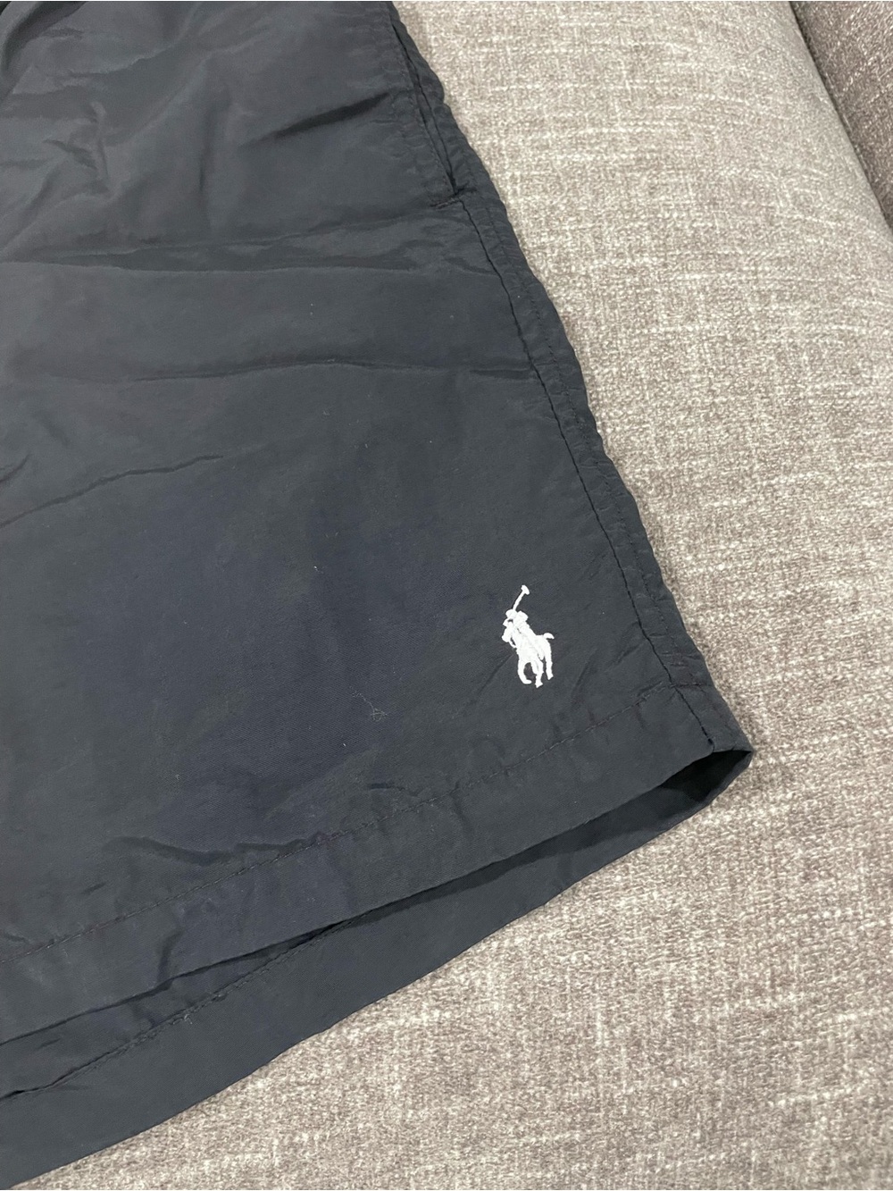 Polo by Ralph Lauren Black Swim Trunks with Waistband - Picture 2 of 7
